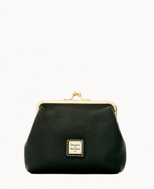 Dooney Pebble Grain Large Framed Purse Black Black ID-WOBEGNkL Dooney Pebble Grain Large Framed Purse Black Black ID-WOBEGNkL