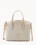 Dooney Florentine Domed Satchel Ecru ID-WRN0WTa7 Dooney Florentine Domed Satchel Ecru ID-WRN0WTa7