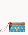 Dooney NFL Dolphins Double Zip Wristlet Miami Dolphins ID-wSW86NMX Dooney NFL Dolphins Double Zip Wristlet Miami Dolphins ID-wSW86NMX