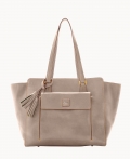 Dooney Florentine East West Shopper Light Taupe ID-wT8g2qv6 Dooney Florentine East West Shopper Light Taupe ID-wT8g2qv6