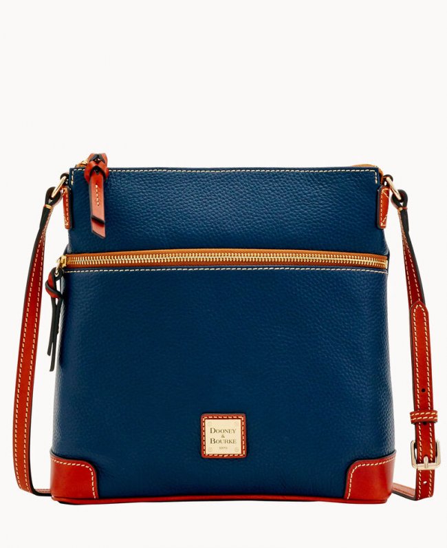 Dooney Pebble Grain Crossbody Midnight Blue ID-wx80Ry1J