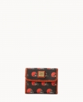 Dooney NFL Browns Flap Credit Card Wallet BROWNS ID-X4I5xu2s
