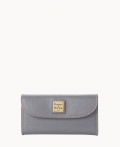Dooney Saffiano Continental Clutch Smoke Grey ID-XiH0XWOU Dooney Saffiano Continental Clutch Smoke Grey ID-XiH0XWOU
