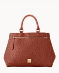 Dooney Ostrich Zip Satchel Cognac ID-xV24IBuE Dooney Ostrich Zip Satchel Cognac ID-xV24IBuE