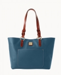 Dooney Pebble Grain Tammy Tote Teal ID-xViIM5GE Dooney Pebble Grain Tammy Tote Teal ID-xViIM5GE