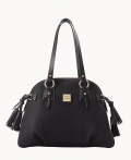 Dooney Pebble Grain Domed Satchel Black Black ID-y8PaWGS9 Dooney Pebble Grain Domed Satchel Black Black ID-y8PaWGS9