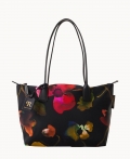 Dooney Roberta Pieri Flower Classic Sm Robertina Tote w Long Handle Black Black ID-Yehp31tl Dooney Roberta Pieri Flower Classic Sm Robertina Tote w Long Handle Black Black ID-Yehp31tl