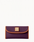 Dooney Wexford Leather Continental Clutch Plum Wine ID-ySiwigB6 Dooney Wexford Leather Continental Clutch Plum Wine ID-ySiwigB6