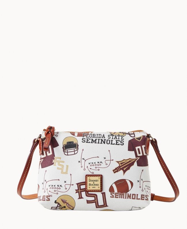 Dooney Collegiate Florida State Crossbody Pouchette FLORIDA STATE ID-z1cef7RG