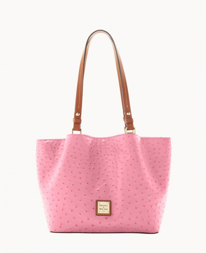 Dooney Ostrich Small Flynn Hot Pink ID-z8oBzydy