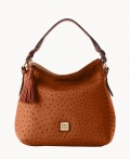 Dooney Ostrich Twist Strap Hobo Caramel ID-zdRhPF5y Dooney Ostrich Twist Strap Hobo Caramel ID-zdRhPF5y