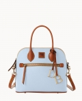 Dooney Pebble Grain Domed Satchel Glacier Blue ID-ZrprAVhj Dooney Pebble Grain Domed Satchel Glacier Blue ID-ZrprAVhj