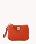Dooney Pebble Grain Stadium Wristlet Terracotta ID-zTDsagqx Dooney Pebble Grain Stadium Wristlet Terracotta ID-zTDsagqx