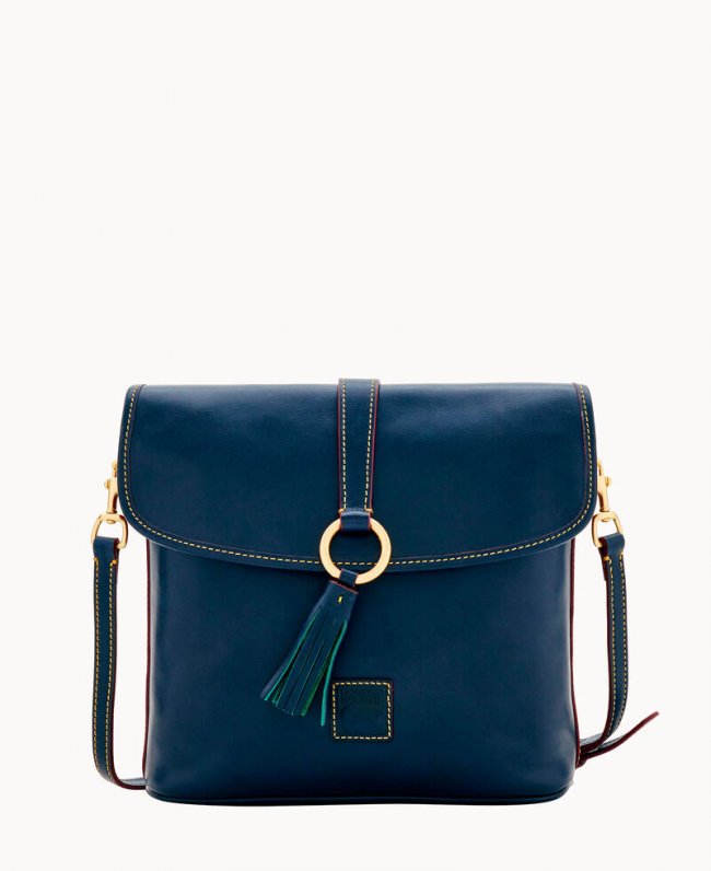 Dooney Florentine Large Dottie Crossbody Navy ID-zwL7z8Qx