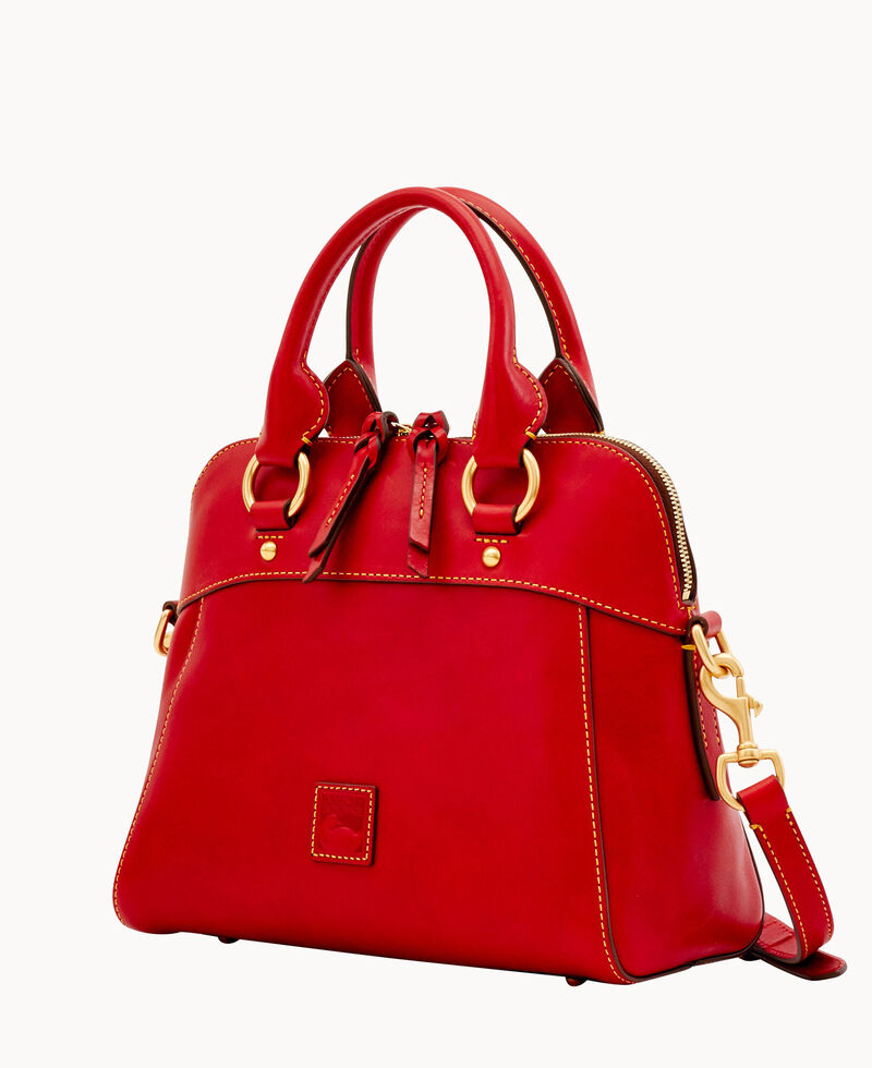 Dooney Florentine Cameron Satchel Red ID-4LKd4UL3