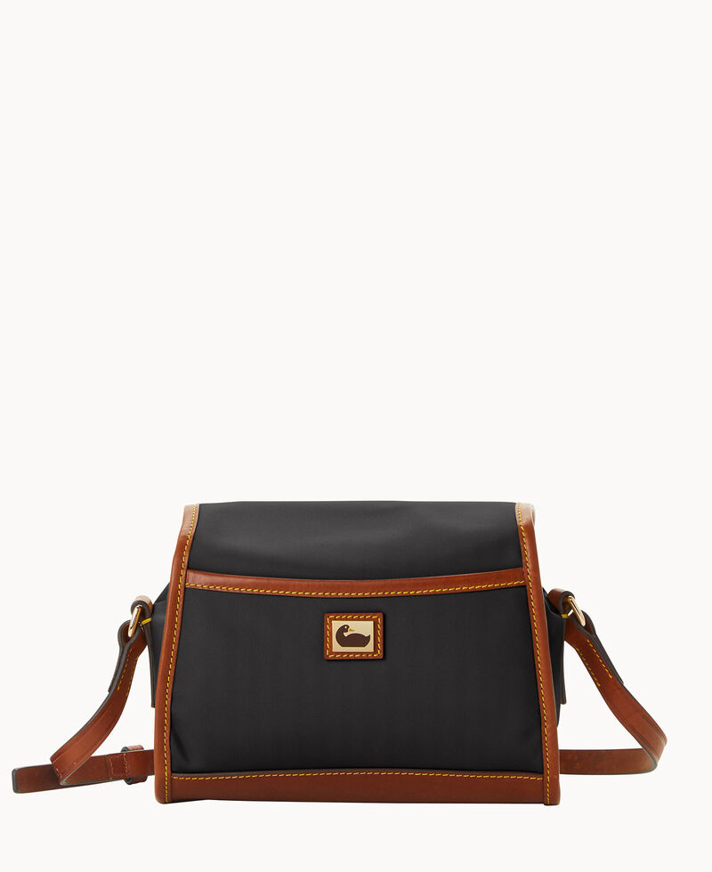 Dooney Wayfarer Flap Crossbody Black ID-6is6PAmz