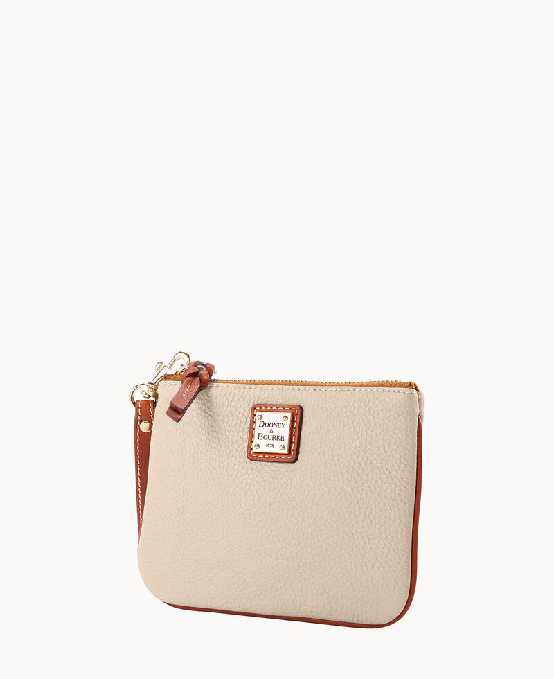 Dooney Pebble Grain Stadium Wristlet Bone ID-78cY3pZn