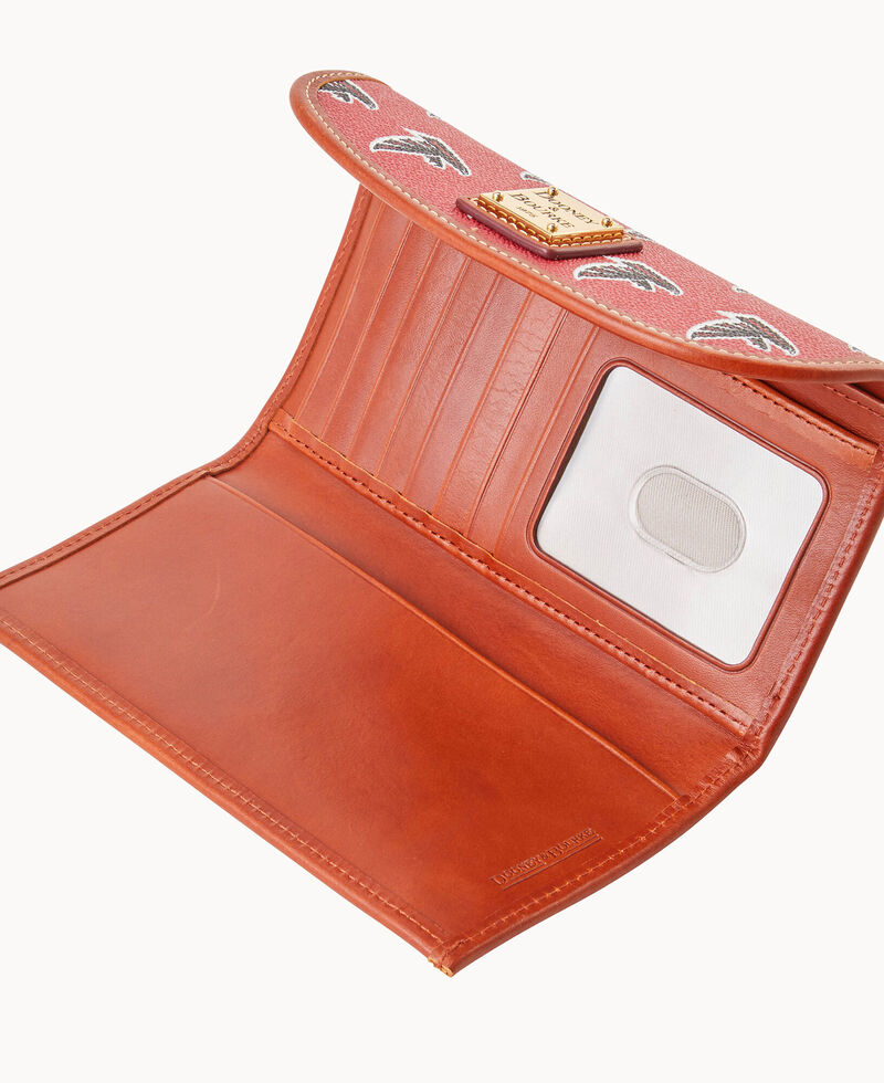 Dooney NFL Falcons Continental Clutch FALCONS ID-A36xv40p