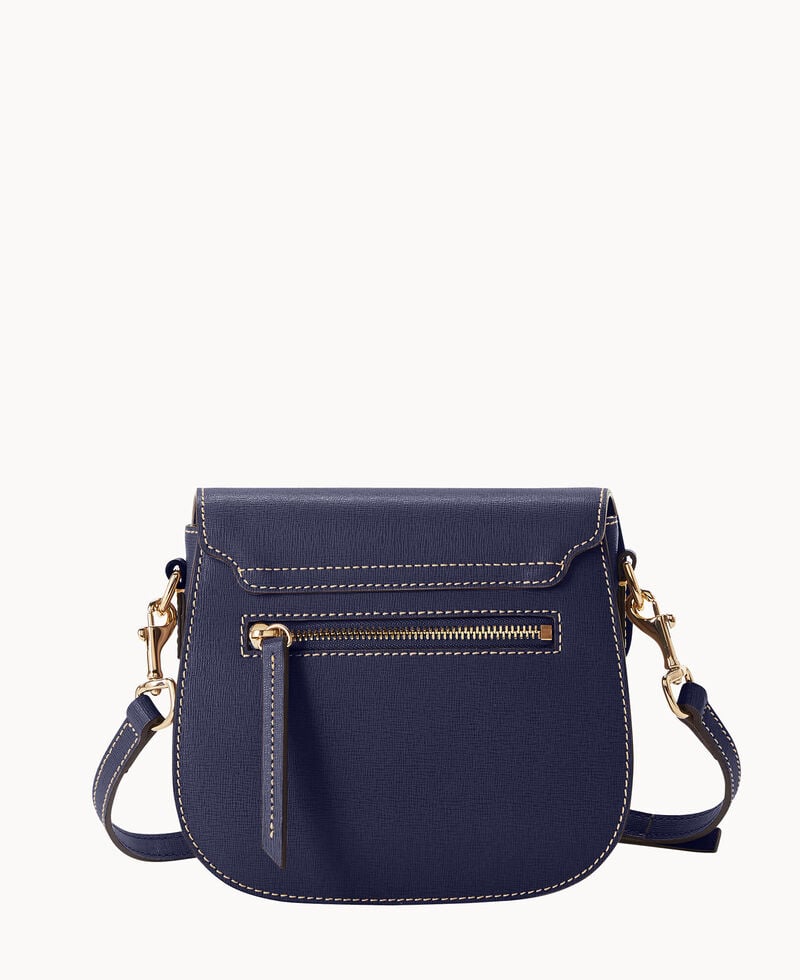 Dooney Saffiano Saddle Bag Marine ID-BlqbeG6t