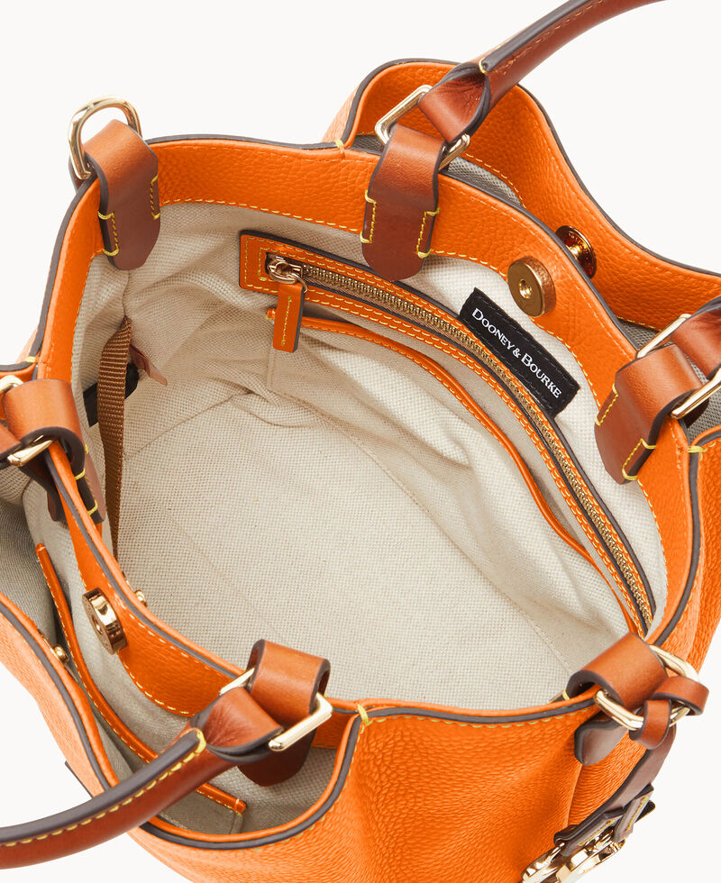 Dooney Pebble Grain Small Barlow Clementine ID-ByzLutu4