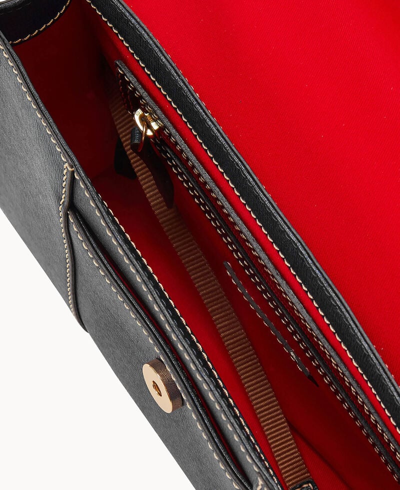 Dooney Saffiano Casey Crossbody Black ID-CGZa7nkX