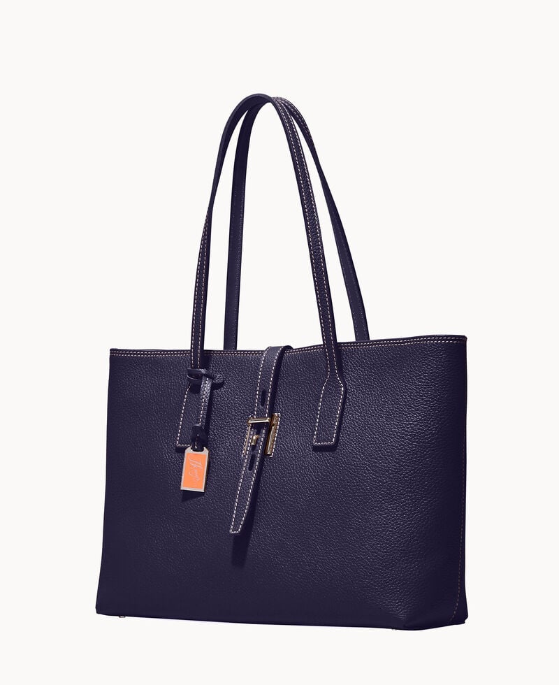 Dooney Henrys Zip Top Tote Navy ID-CpkAu8Hf