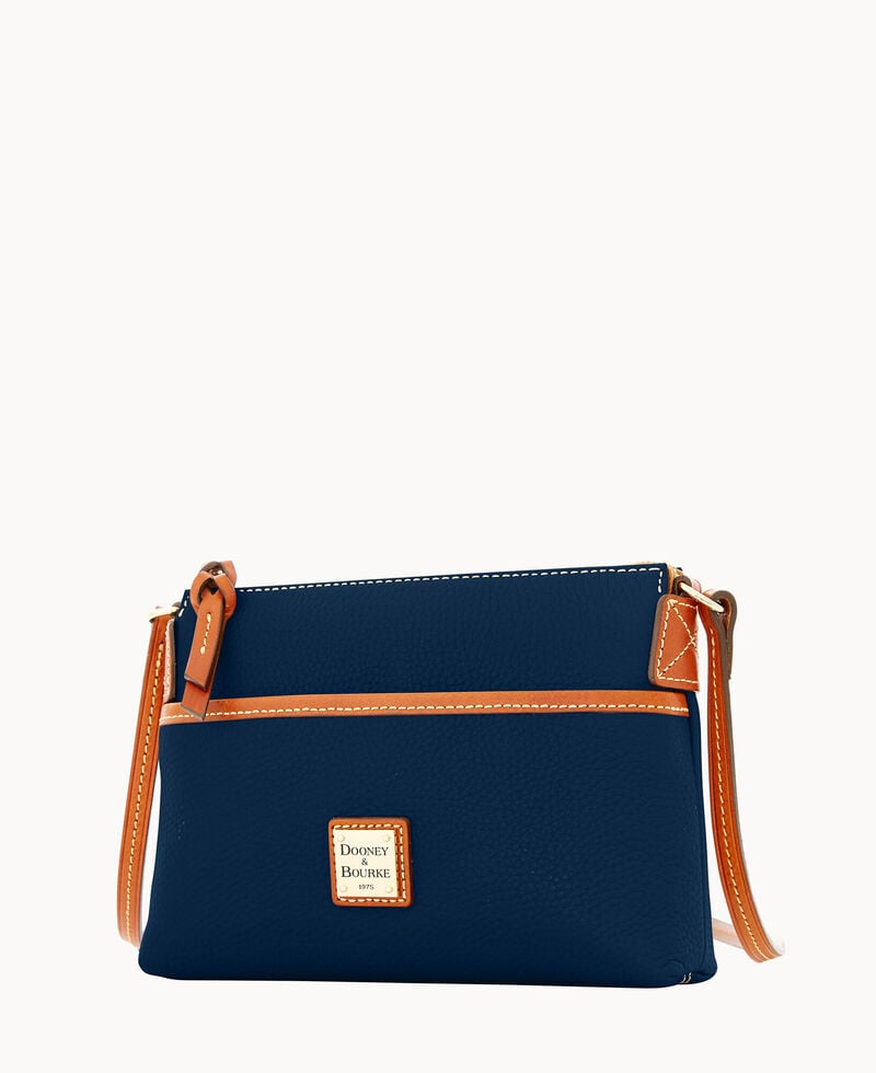 Dooney Pebble Grain Ginger Crossbody Midnight Blue ID-D6kwDw3g