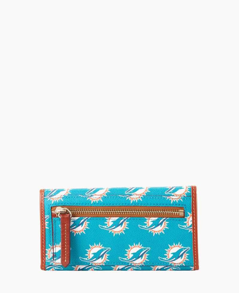 Dooney NFL Dolphins Continental Clutch DOLPHINS ID-EbSeeeTe