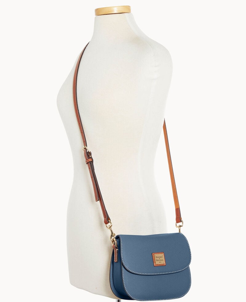 Dooney Pebble Grain Saddle Bag Jeans ID-KT4142JM