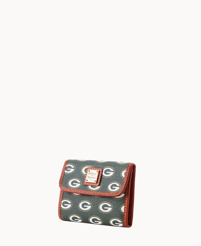 Dooney NFL Packers Flap Credit Card Wallet PACKERS ID-KwxyraX9