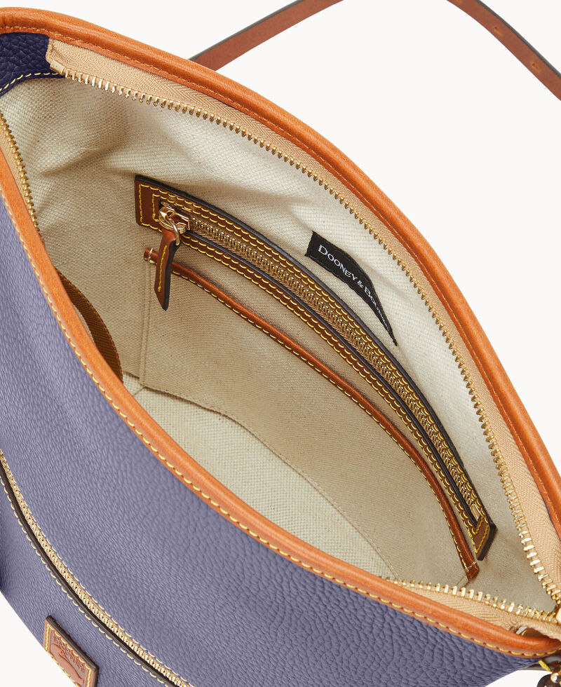 Dooney Pebble Grain Zip Sac Midnight Blue ID-LYhZUj9A