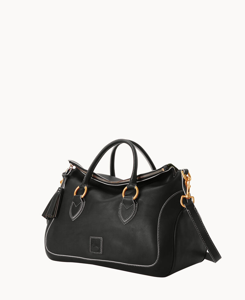 Dooney Florentine Large Satchel Black ID-N7tXonxa