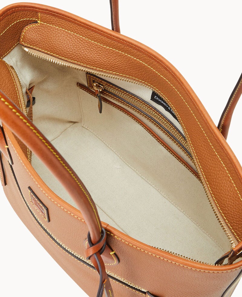 Dooney Pebble Grain Tote Caramel ID-PRsXXP0l