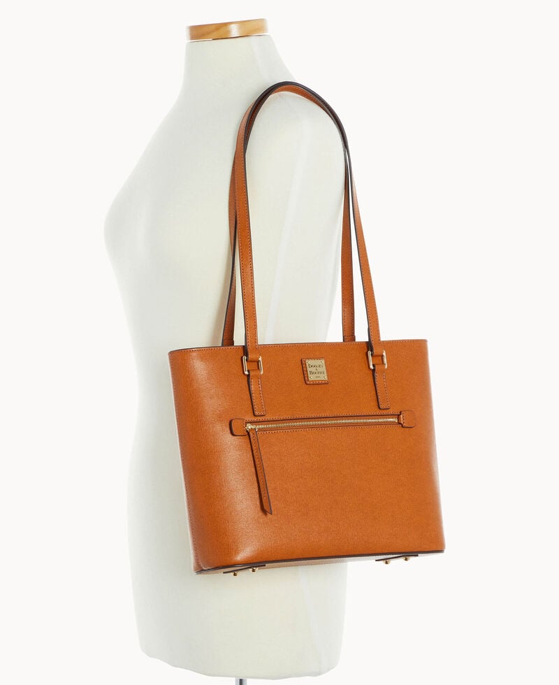 Dooney Saffiano Shopper Natural ID-Q6wLZ1B6