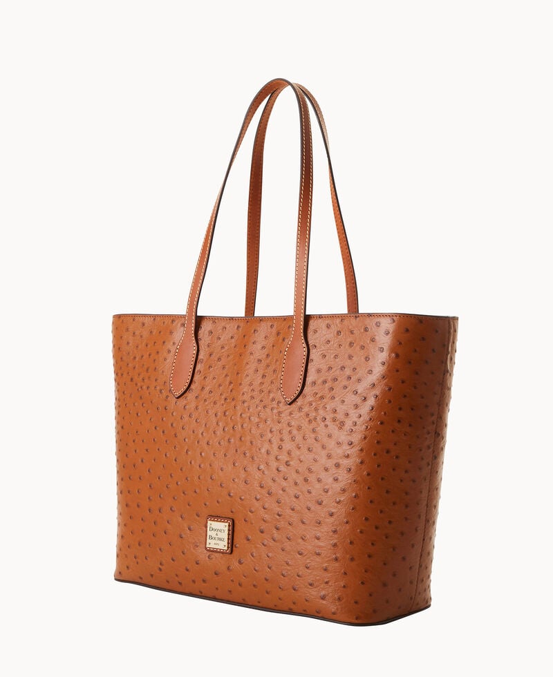 Dooney Ostrich Large Tote Caramel ID-SUonGXPE