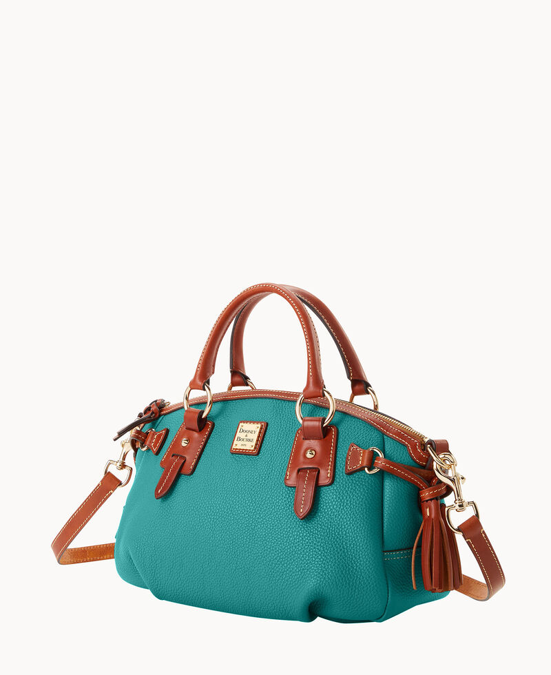 Dooney Pebble Grain Medium Mail Satchel Spearmint ID-SlSsrrbm