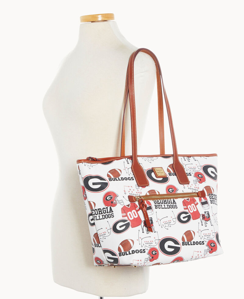 Dooney Collegiate Georgia Tote U OF GEORGIA ID-UfRGlv6L