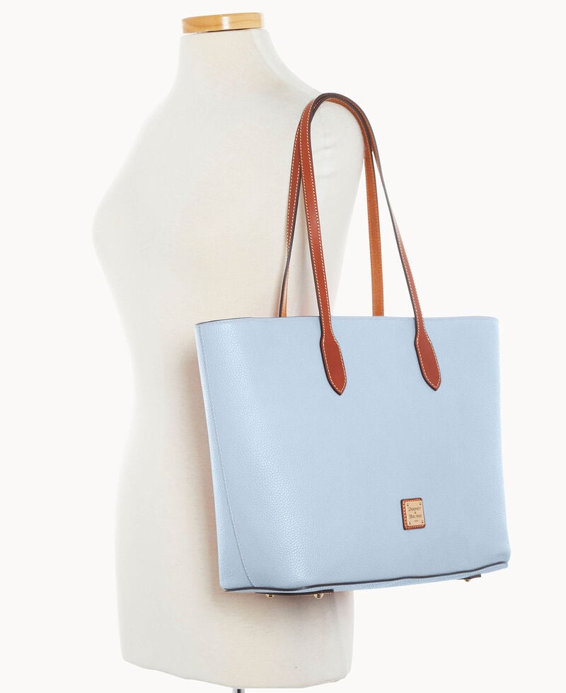 Dooney Pebble Grain Large Tote Glacier Blue ID-WJEoDpnu