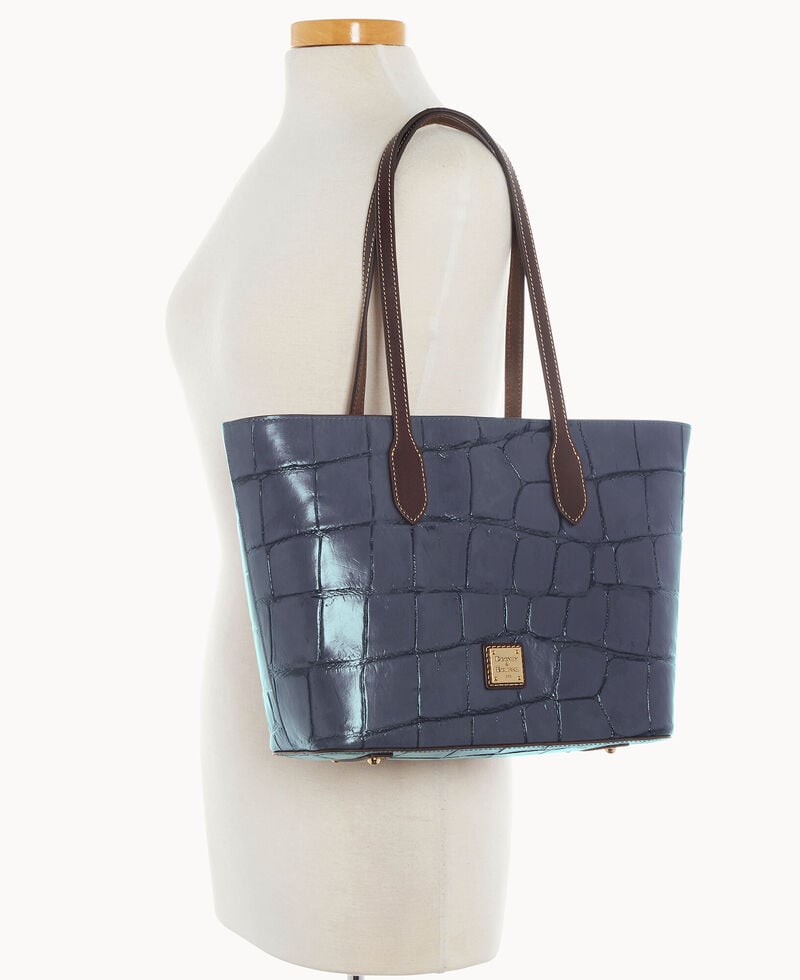 Dooney Denison Tote Steel Blue ID-WkwEsdFI