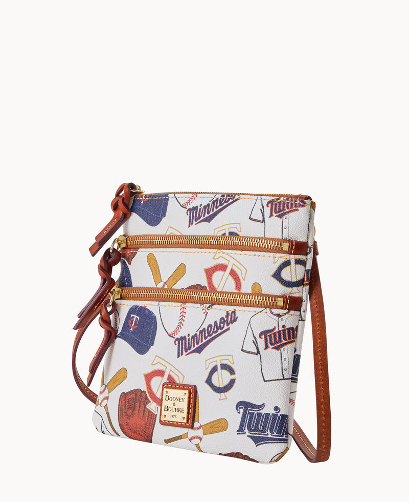 Dooney MLB Twins N S Triple Zip Crossbody TWINS ID-XfSwh7lI