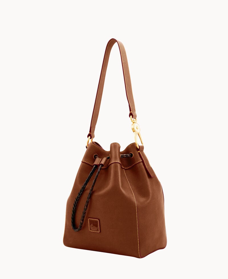 Dooney Florentine Hattie Drawstring Chestnut ID-Y2zRX9PV