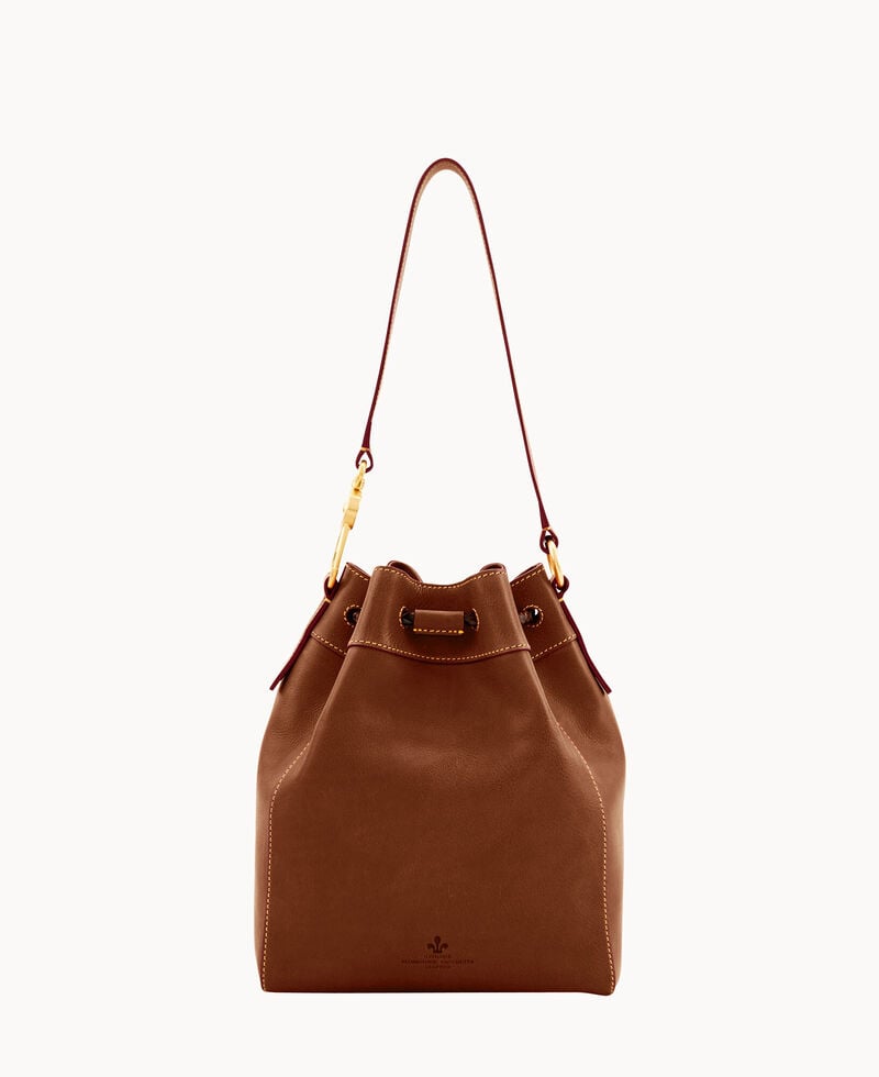 Dooney Florentine Hattie Drawstring Chestnut ID-Y2zRX9PV