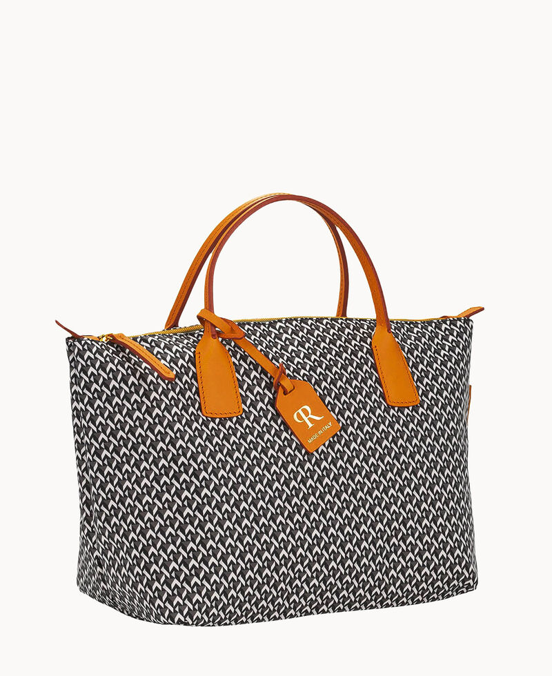 Dooney Roberta Pieri Tatami Fun Small Robertina Tote Pumpkin ID-YGOmMy3I