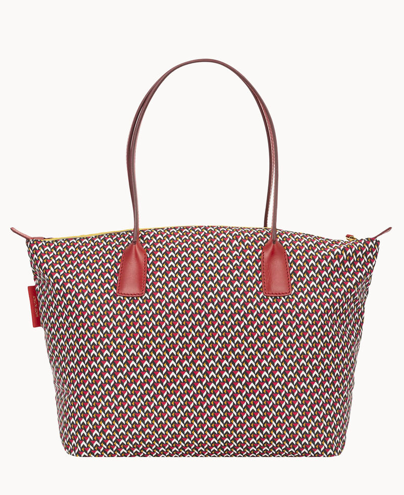 Dooney Roberta Pieri Tatami Classic Large Robertina Tote Ruby ID-YZN6A3N1