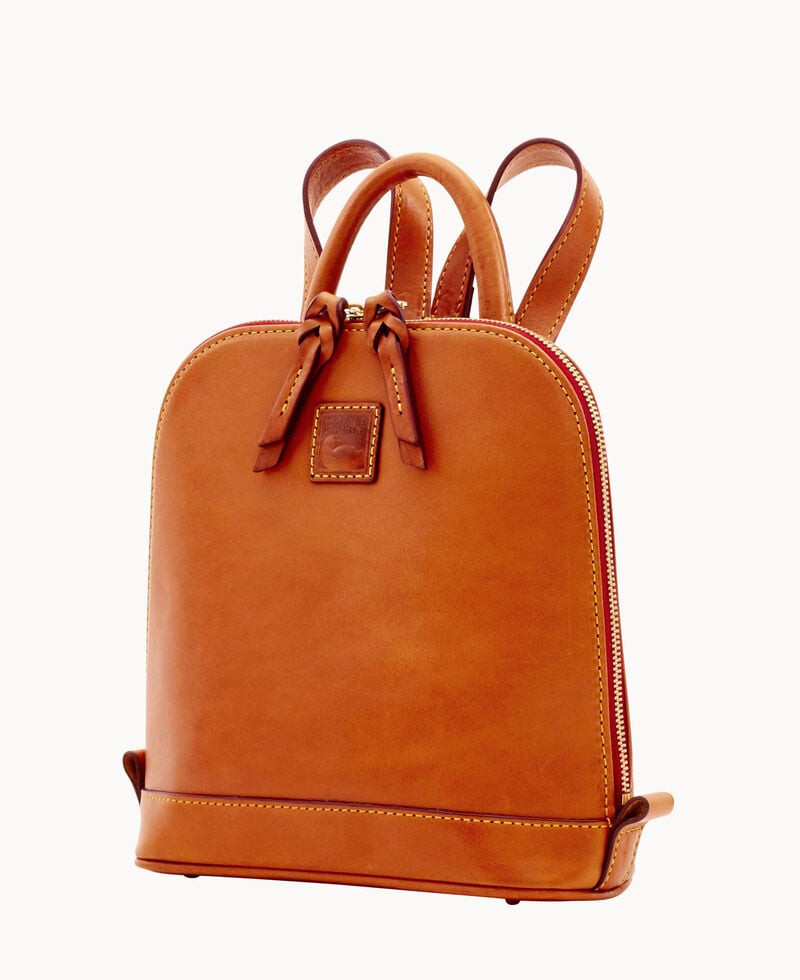 Dooney Florentine Small Zip Pod Backpack Natural ID-ZBMJQCoN