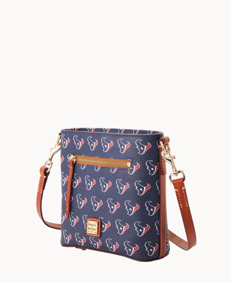 Dooney NFL Texans Small Zip Crossbody TEXANS ID-ZO7m6DRj