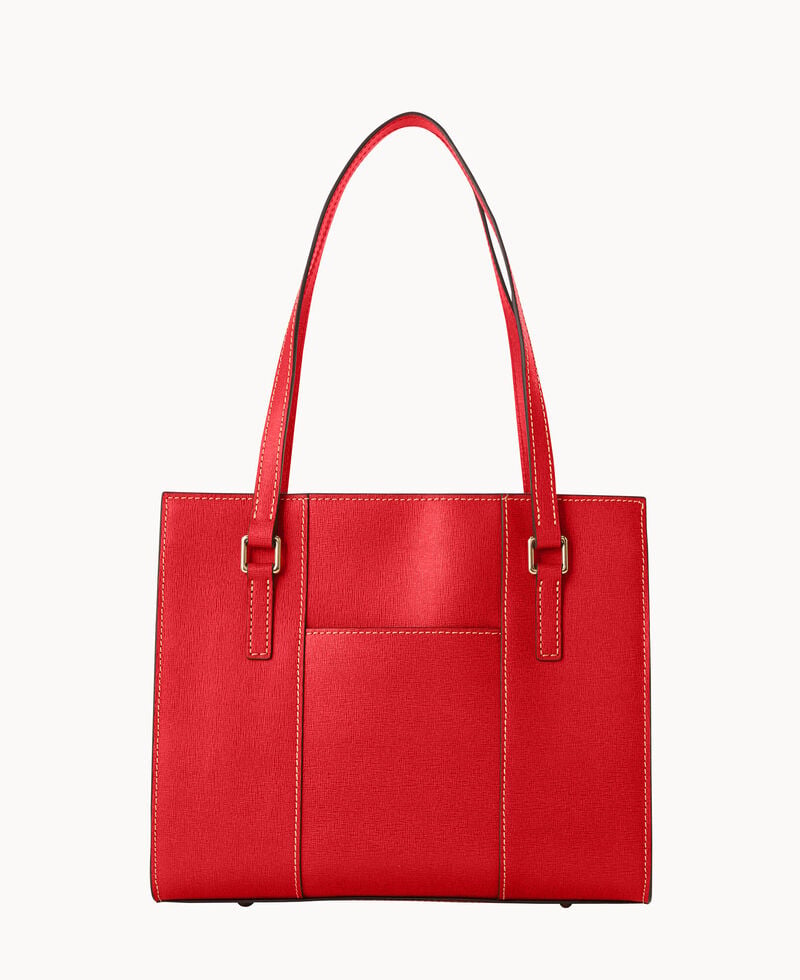 Dooney Saffiano Charlotte Tomato ID-ZvIvEY4y