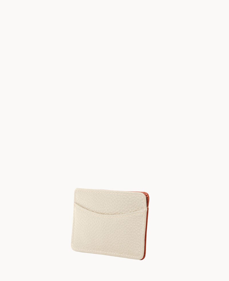 Dooney Pebble Grain Business Card Case Bone ID-bXadUaGk