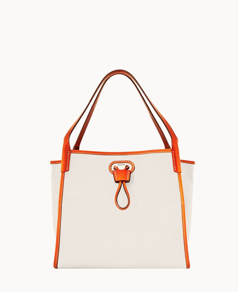 Dooney Oncour Cabriolet Small Full Up White ID-deaB4gi2