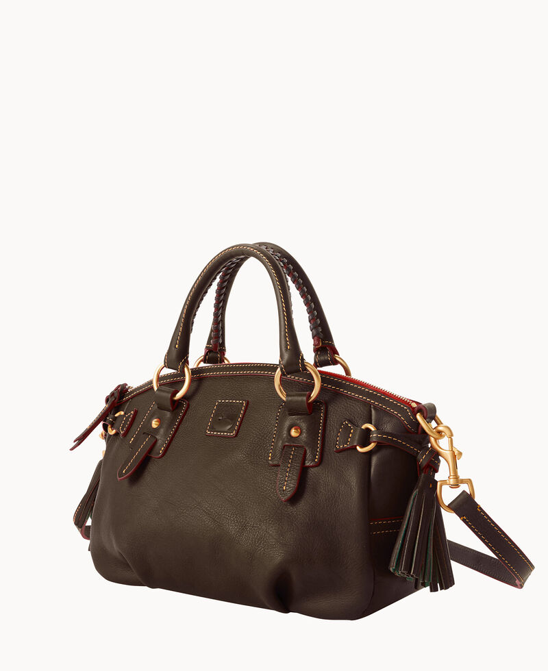 Dooney Florentine Medium Mail Satchel Brown Tmoro ID-eK381thI